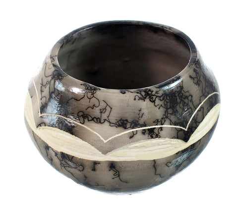 Native American Navajo Horse Hair Pottery JX130469